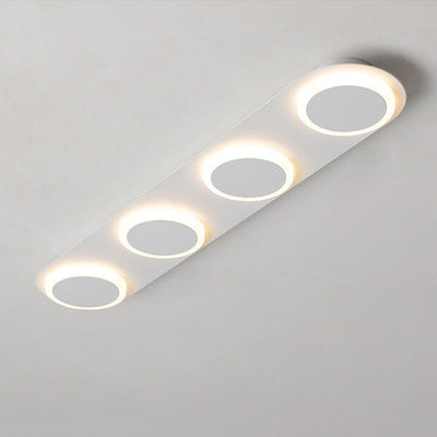 Minimalist Long Bar 3/4/5 Light  LED Flush Mount Ceiling Light
