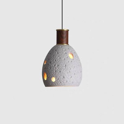 Kreative Vintage Resin Dome 1-Light Pendelleuchte 