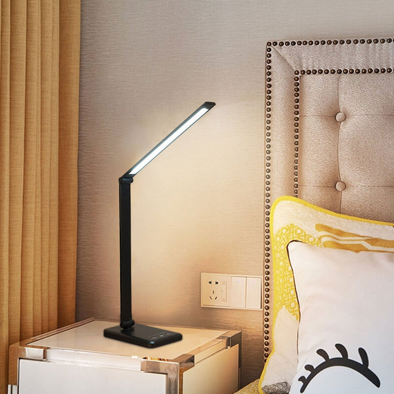 Lampe de bureau LED tactile dimmable créative nordique pliable 