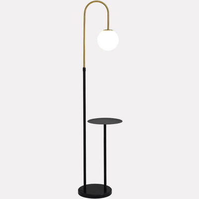 Industrial Iron Creative Shelf 1-Light Standing Floor Lamp