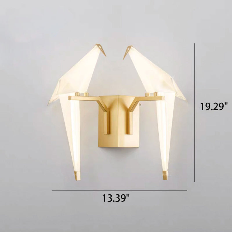 Modern Creative Thousand Paper Cranes LED Wall Sconce Lamp