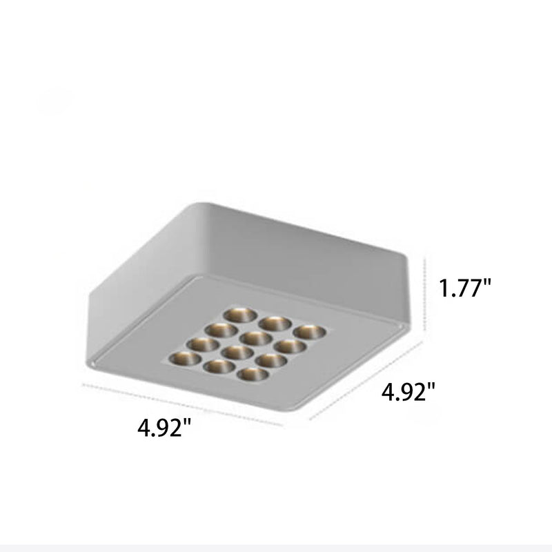 Minimalist Square Spotlight Downlight LED Flush Mount Ceiling Light