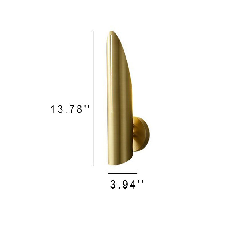 Minimalistic Iron Column 1-Light  Luxury Wall Sconce Lamp