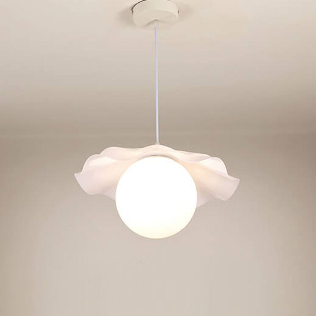 Lámpara colgante nórdica simple con forma de flor acrílica de 1 luz 