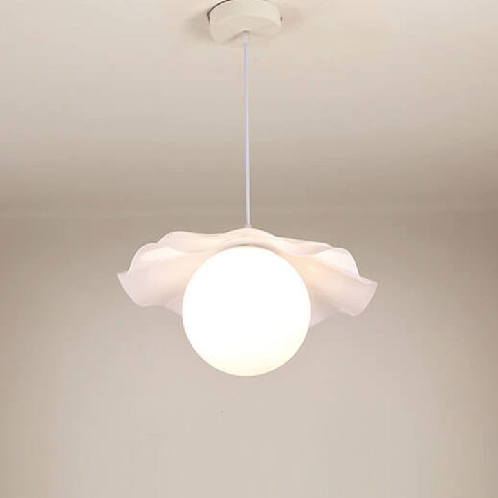Lámpara colgante nórdica simple con forma de flor acrílica de 1 luz 