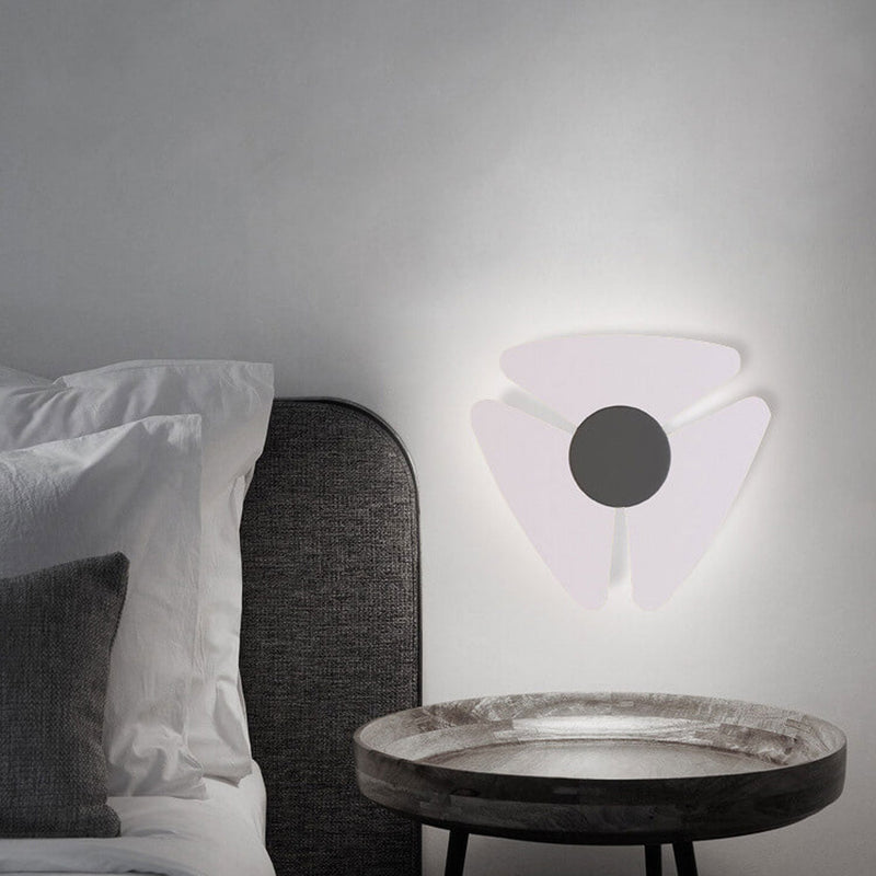 Nordic Creative Triangle Fan Design LED-Wandleuchte