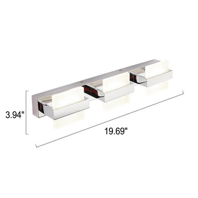 Modernes quadratisches Kombinationsdesign aus Acryl, LED-Spiegelfrontleuchte, Wandleuchte 