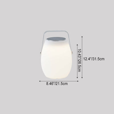 Lumière de camping portable à LED avec télécommande solaire de simplicité contemporaine pour patio extérieur 