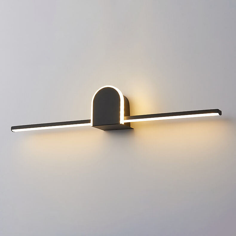 Modern Minimalist Long Geometric Vanity Light LED Wall Sconce Lamp