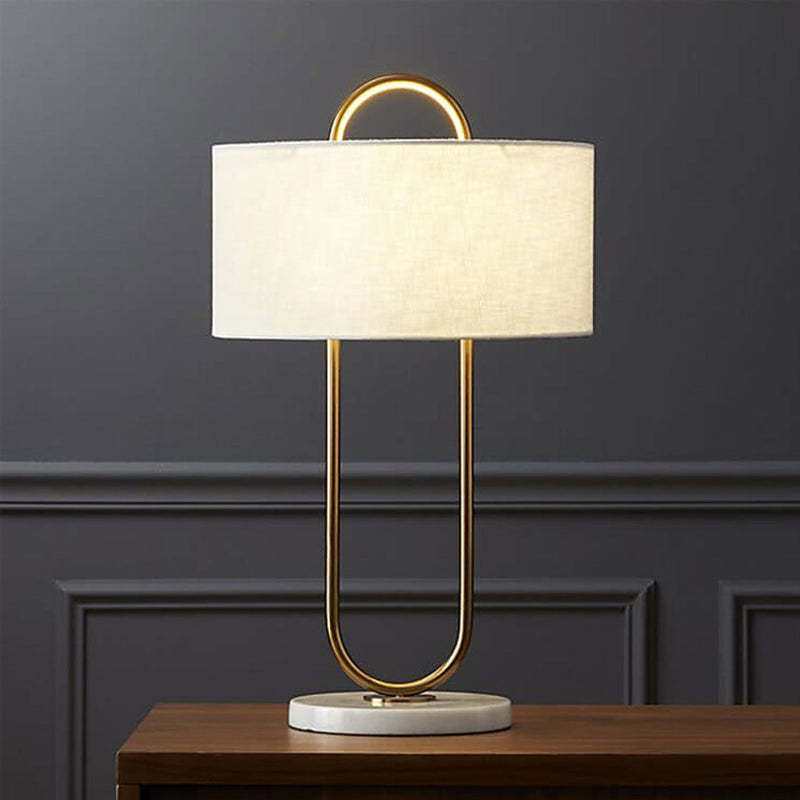 Modern Minimalist Creative Oval Ring Design 1-Light Table Lamp