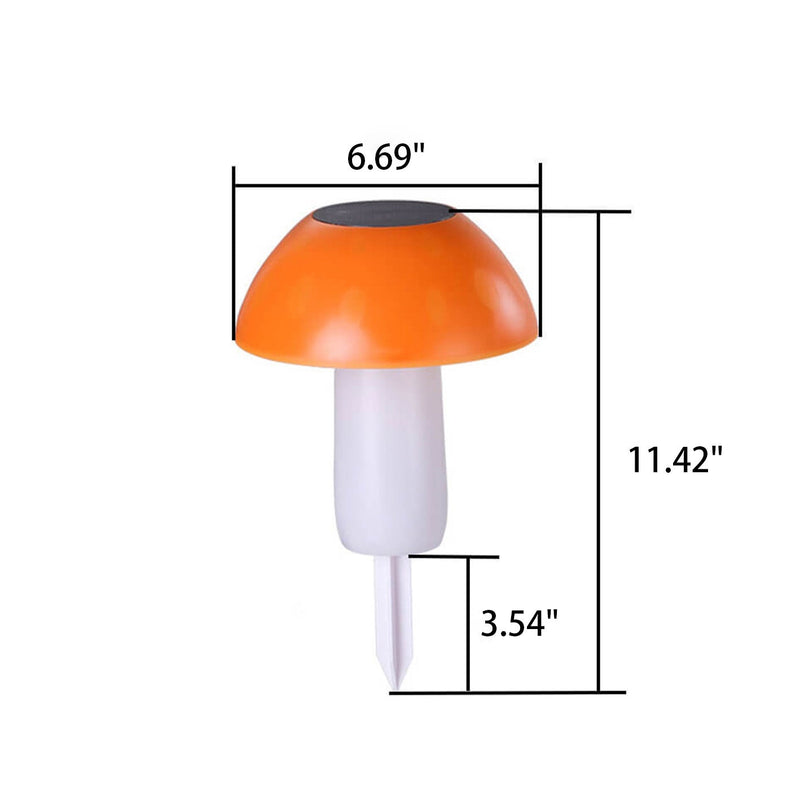 Solar Mushroom Shape LED Outdoor Garden Landscape Decorative Night Path Light