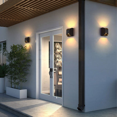 Moderne minimalistische kreative wasserdichte LED-Patio-Wandleuchte für den Außenbereich 