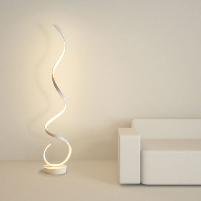 Moderne kreative Twisted Line LED-Stehlampe 