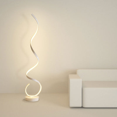 Modern Creative Twisted Line LED Standing Floor Lamp