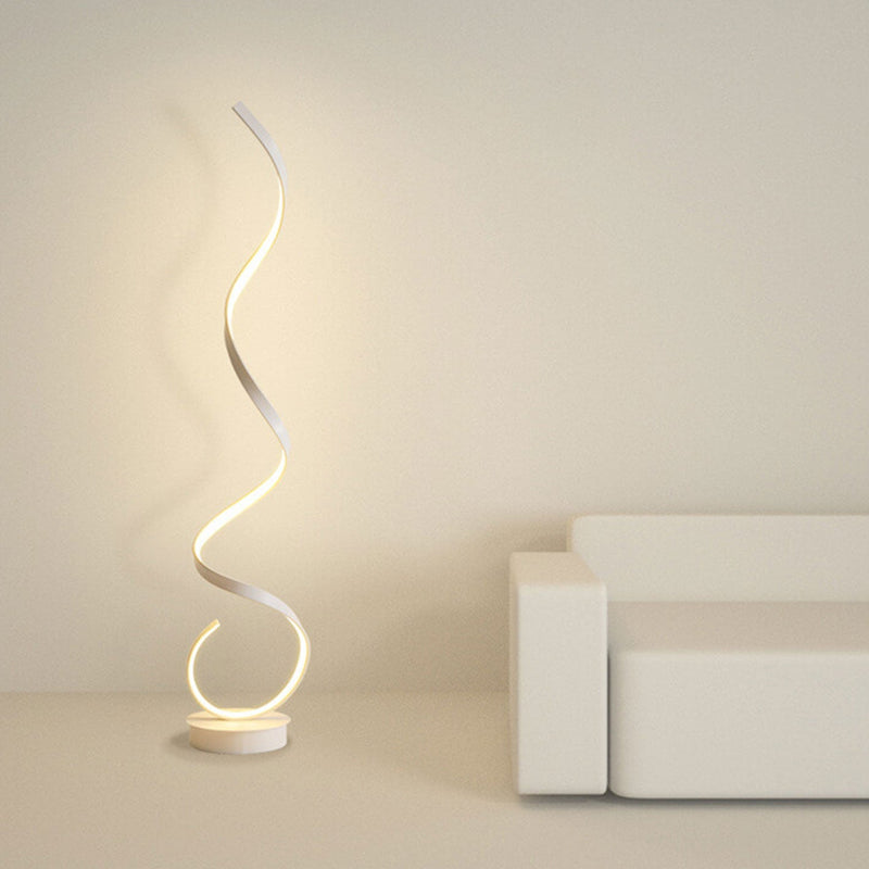Moderne kreative Twisted Line LED-Stehlampe 
