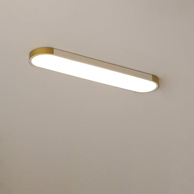 ضوء سقف مثبت بتصميم حديث بسيط على شكل حلقة مستطيلة LED 