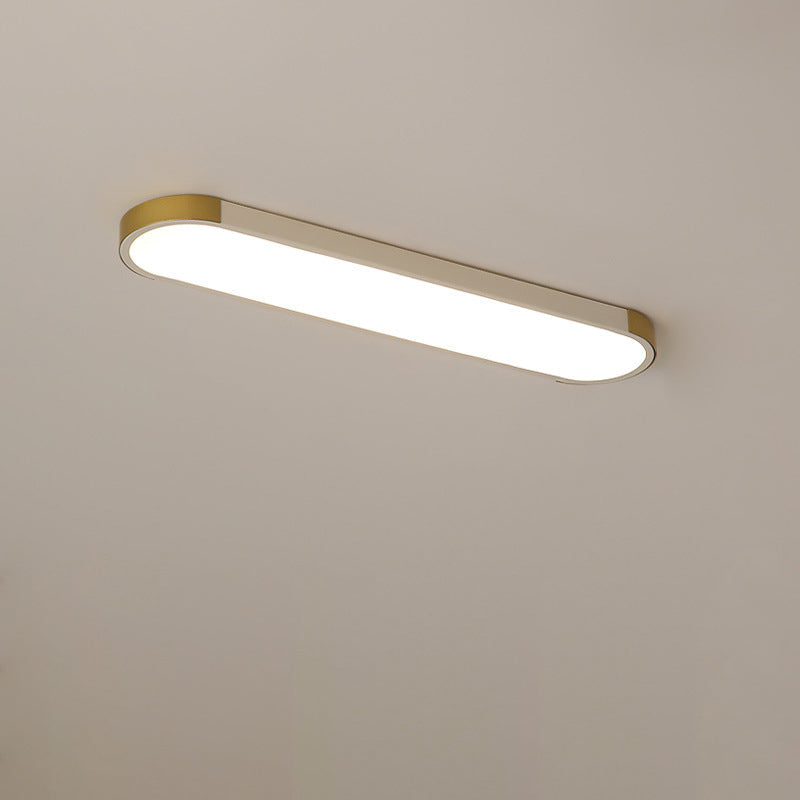 ضوء سقف مثبت بتصميم حديث بسيط على شكل حلقة مستطيلة LED 