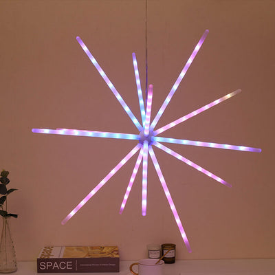 Creative RGB Illusion Windmill Fireworks LED String Lights