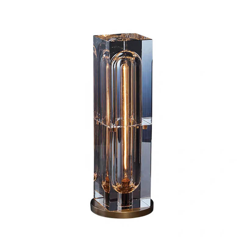 Moderne Kristall-Stereo-Geometrie-Design 1-Licht Tischlampe 