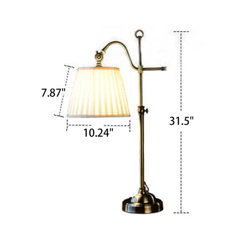 European Retro Industrial Long Arm Folding 1-Light Table Lamp