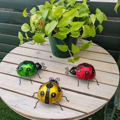 Solar Ladybug LED Iron Outdoor Lawn Decorative Light