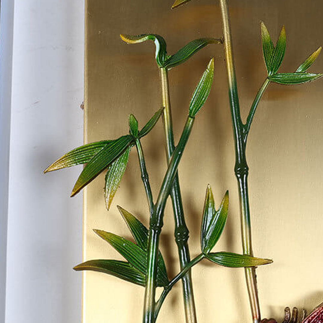 Moderne chinesische Emaille-Wandbild-Design-LED-Wandleuchte 