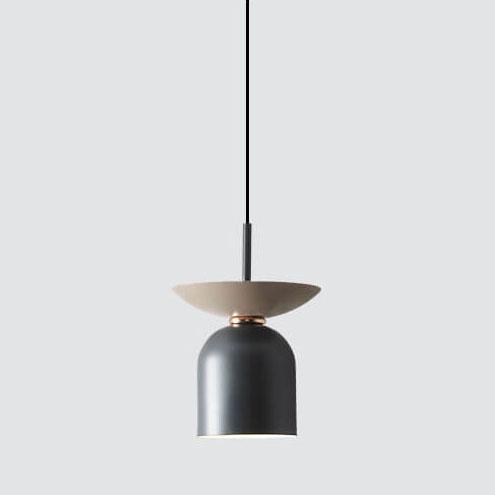 Modern Macaron Bell Shape Metal 1-Light Pendant Light