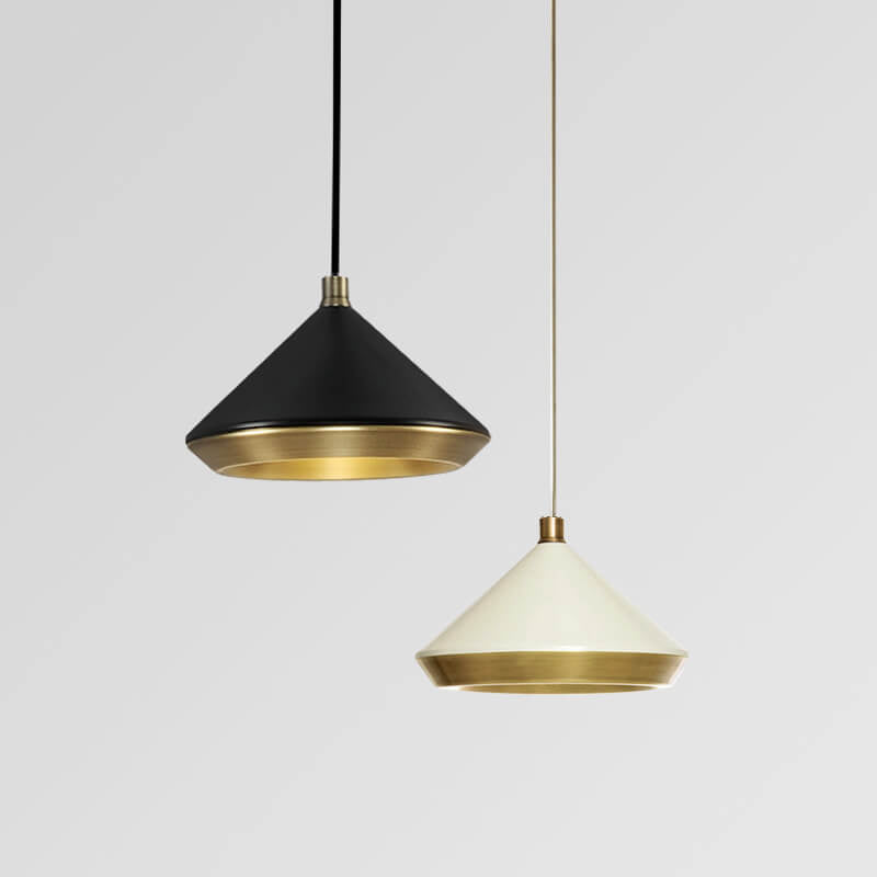 Retro Schmiedeeisen Kegel 1-Licht Pendelleuchte 