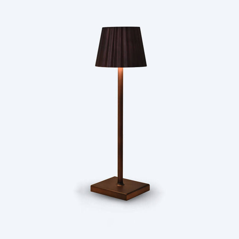 Lámpara de Mesa USB Táctil LED de Cono Plegado de Aluminio Minimalista 