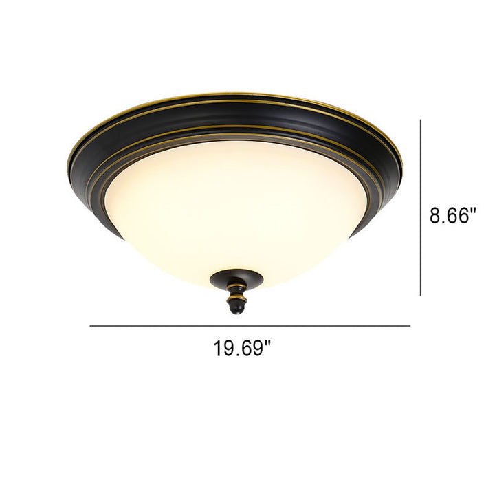 Éclairage encastré LED en fer rustique rétro moderne 