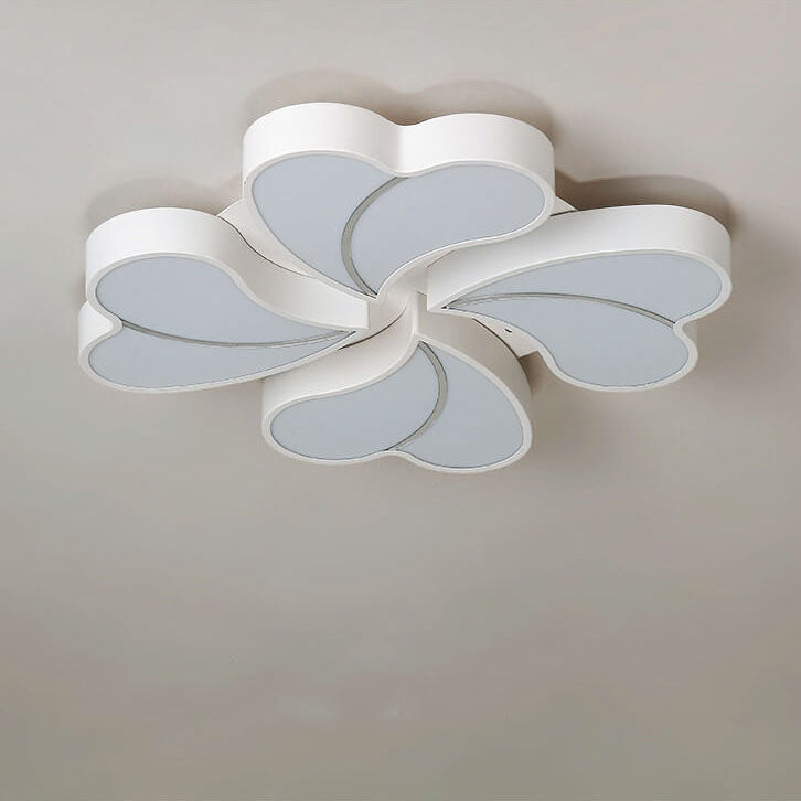 Modern Creative Clover Acrylic LED Flush Mount Ceiling Light