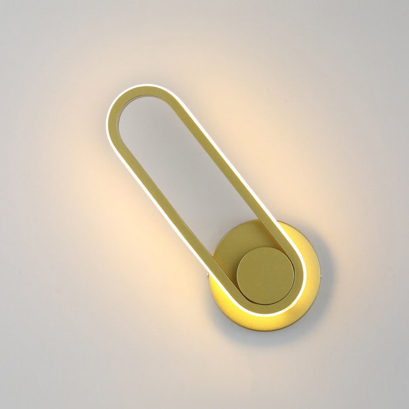 Nordic Modern Rotating 1-Light LED Wall Sconce Lamp