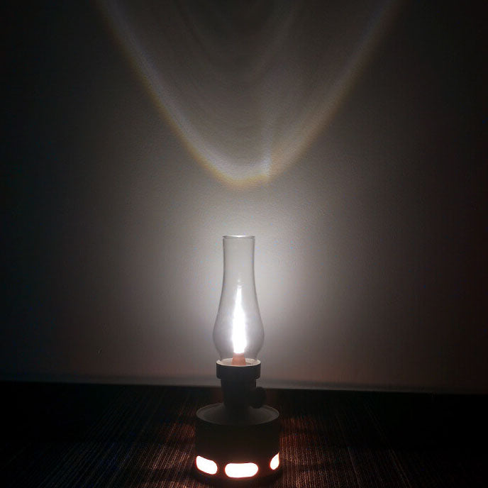 Zeitgenössische kreative Kerosinlampe LED USB Tischlampe für Unterhaltungsraum 