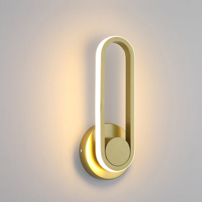 Nordic Modern Rotating 1-Light LED Wall Sconce Lamp