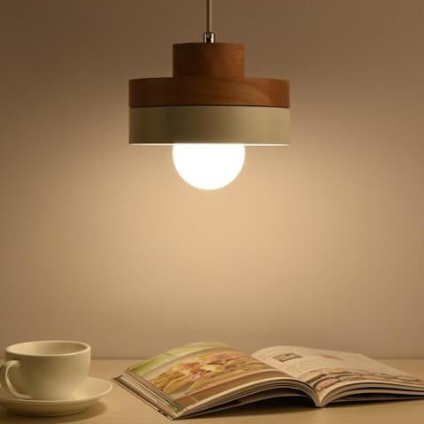 Suspension Luminaire Nordic Rond/Carré 1 Lumière 