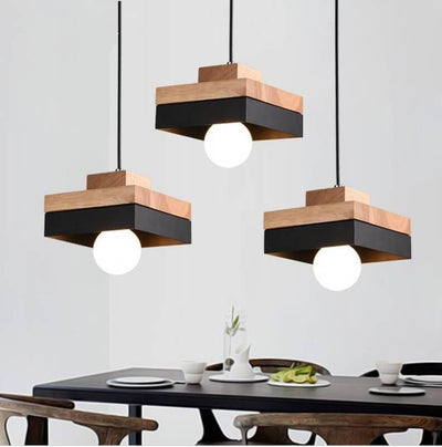 Nordic Round/Square 1-Light Pendant Light