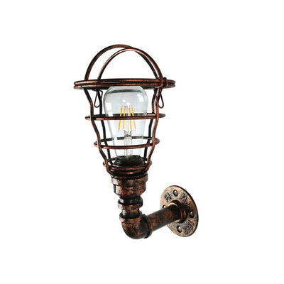 Industrial Iron European Retro Water Pipe 1-Light Wall Sconce Lamp
