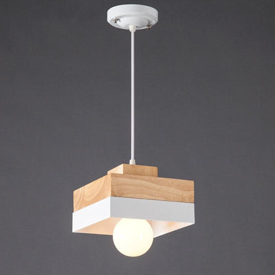 Nordic Round/Square 1-Light Pendant Light