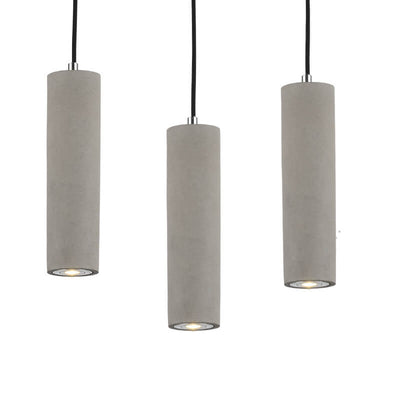 Industrial Minimalist Cylinder Shaped 1-Light LED Pendant Light