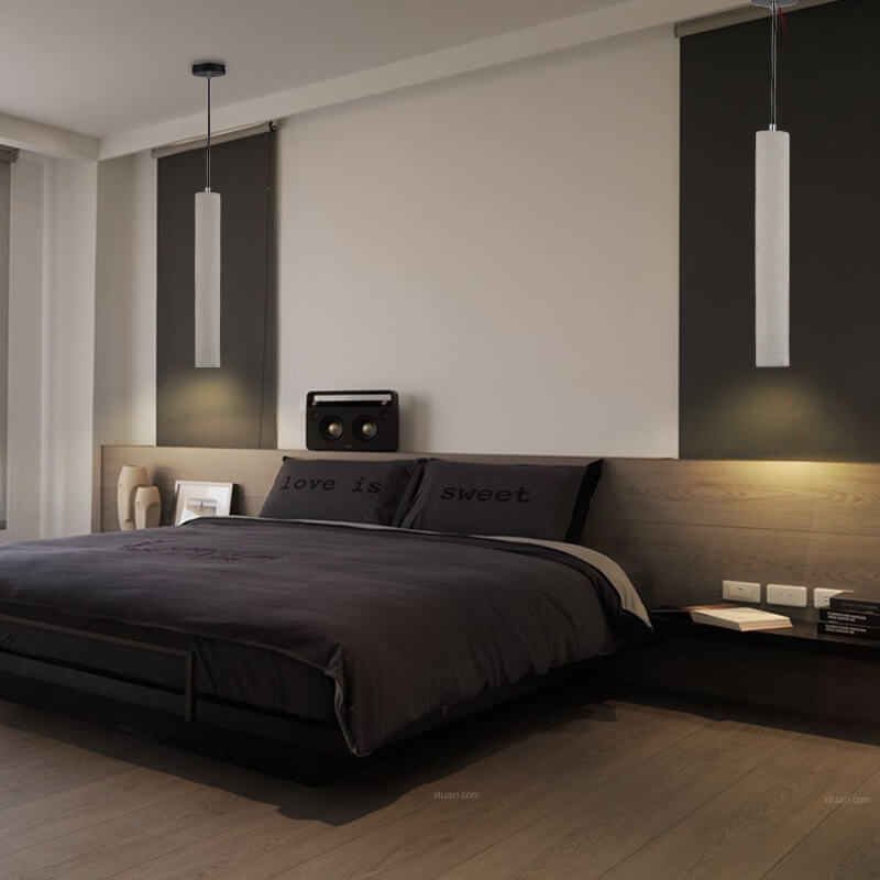 Industrial Minimalist Cylinder Shaped 1-Light LED Pendant Light