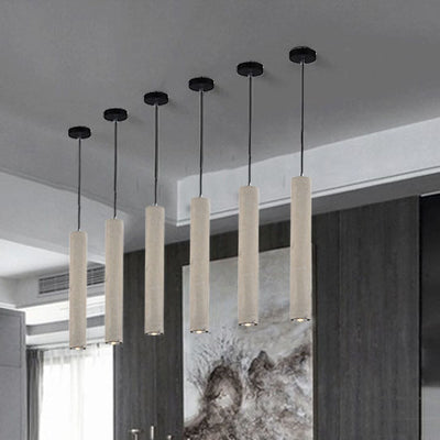 Industrial Minimalist Cylinder Shaped 1-Light LED Pendant Light