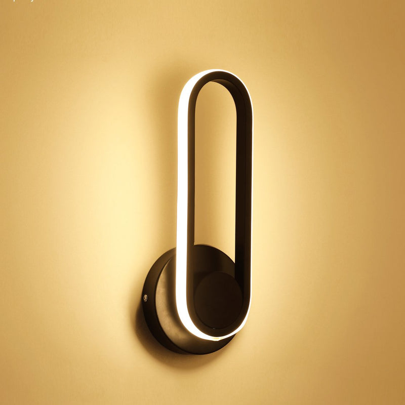 Nordic Modern Rotating 1-Light LED Wall Sconce Lamp
