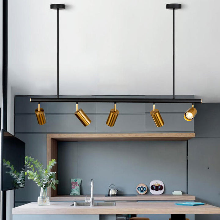 Moderne Luxus-Langstreifen-Spotlight 3/5 Licht-Kronleuchter 