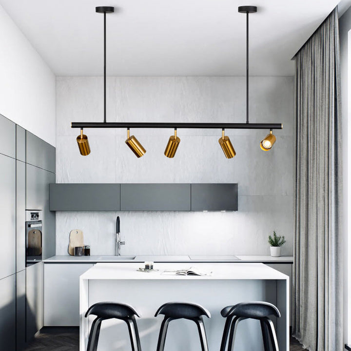 Moderne Luxus-Langstreifen-Spotlight 3/5 Licht-Kronleuchter 