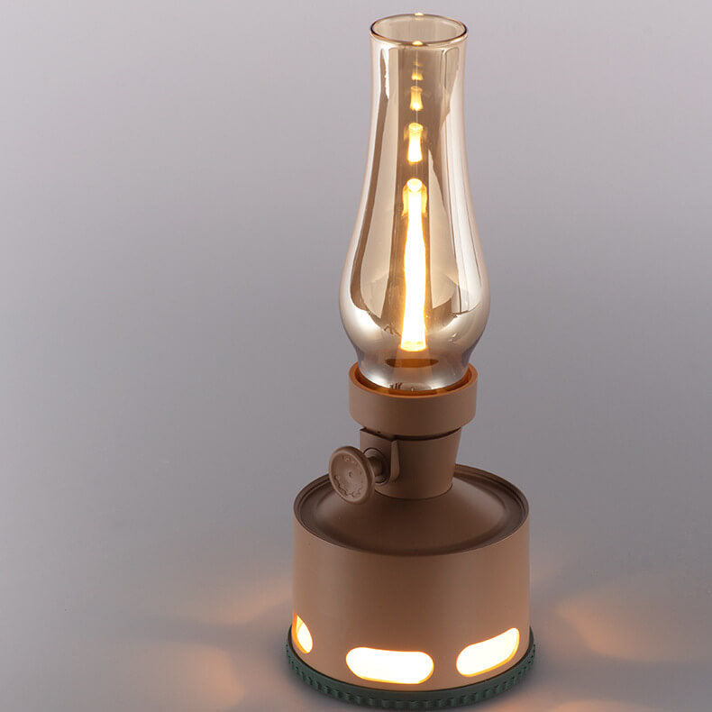 Zeitgenössische kreative Kerosinlampe LED USB Tischlampe für Unterhaltungsraum 