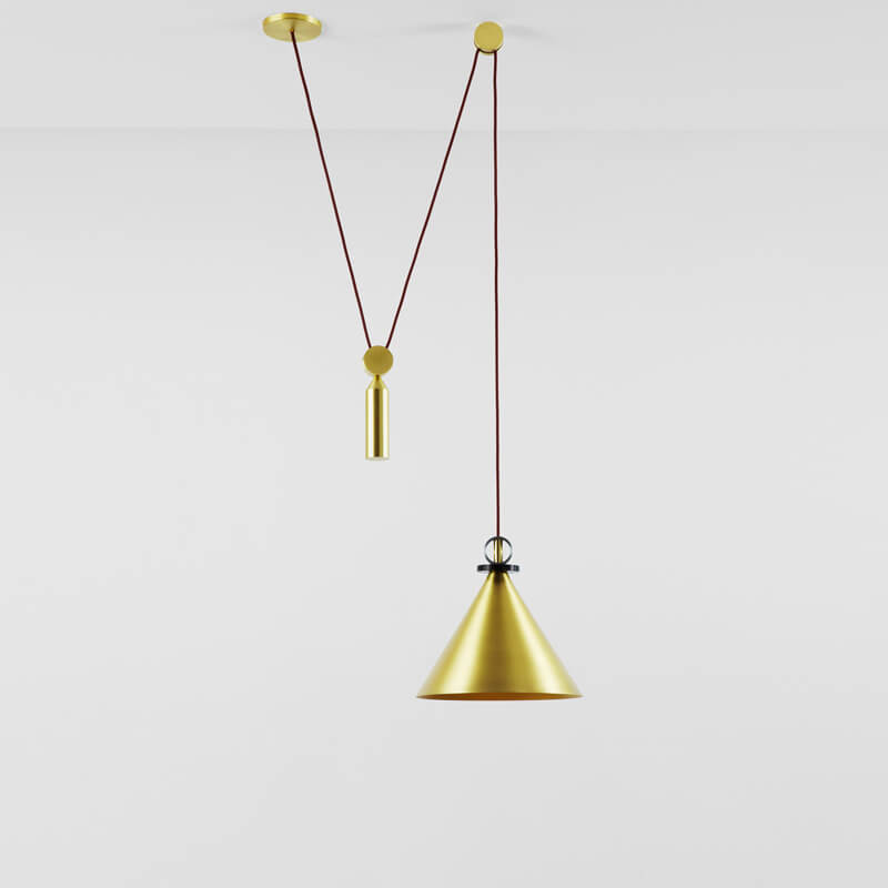 Nordic Creative Pulley 1-Light LED Pendant Light