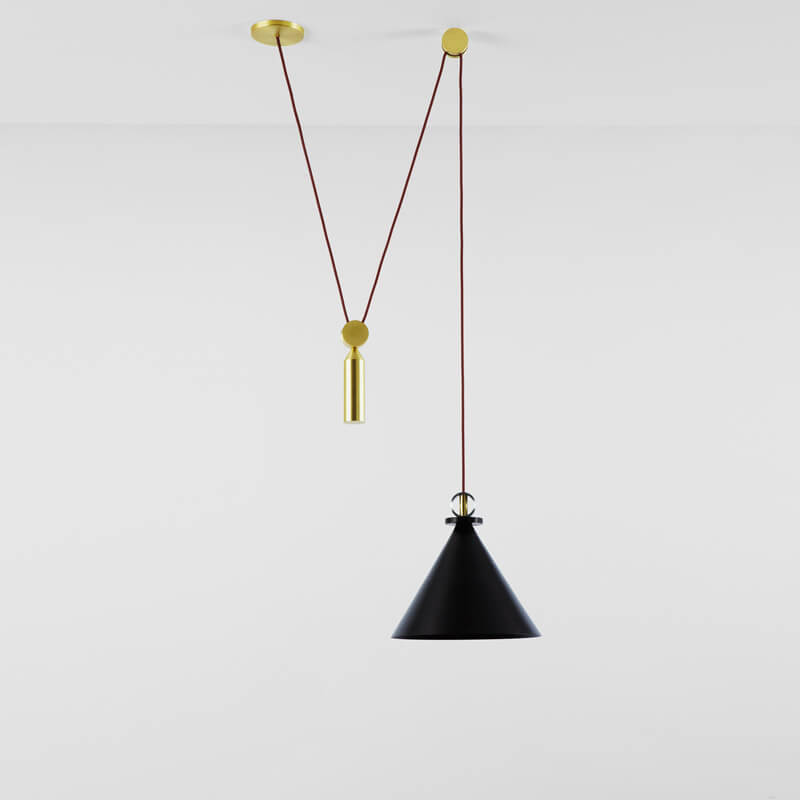 Nordic Creative Pulley 1-Light LED Pendant Light
