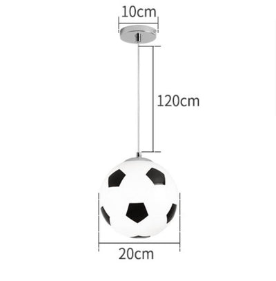 Moderne minimalistische kreative Football 1-Licht-Pendelleuchte 