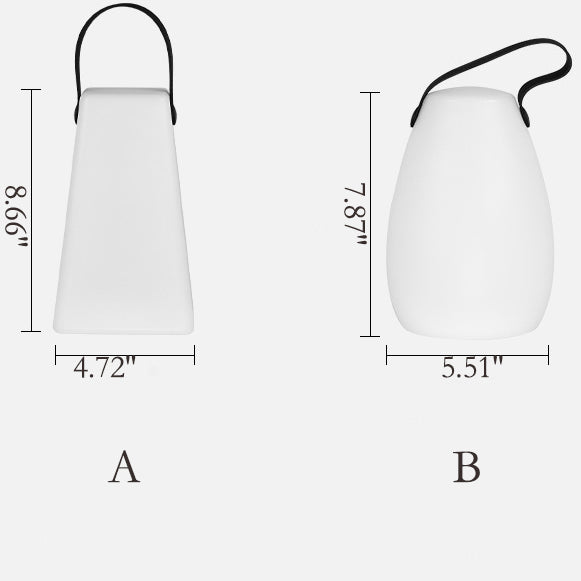 Lampe de table LED moderne, créative, simple, rechargeable par USB, portable, changeant de couleur en 16 couleurs 