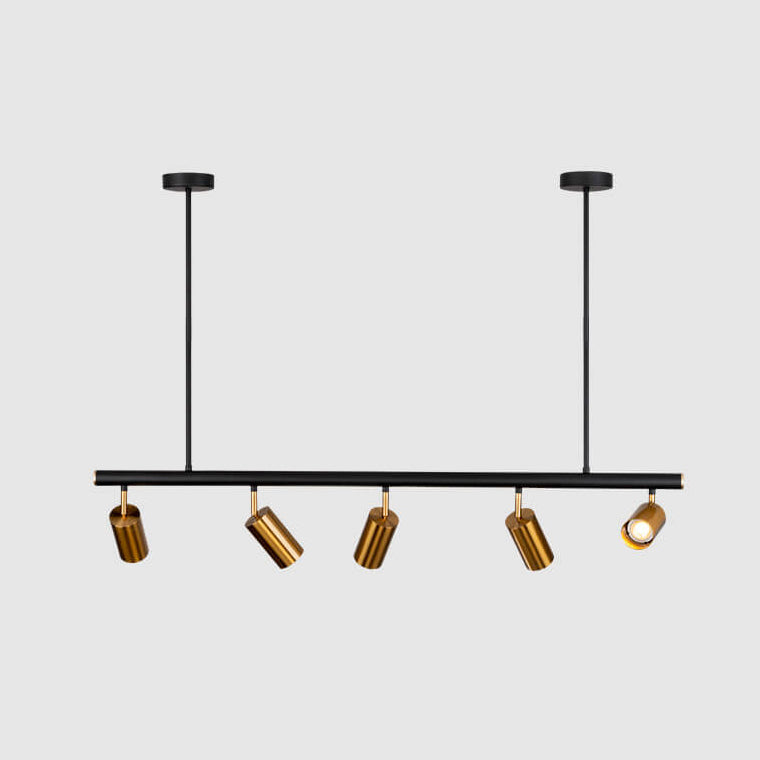 Modern Luxury Long Strip Spotlight 3/5 Light Chandelier